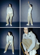 [24SS] シンボルニードルワークメッシュクロップジャケット DARK MINT