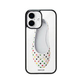[Glass] colorful dot shoes case 