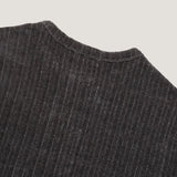 Veloa ribbed henley neck knit (4color)