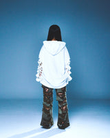 DESTROYED DENIM PANTS (BLUE)