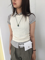 Crewneck knit nasi (4color)