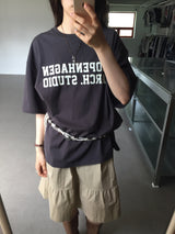 マークオーバーフィットTシャツ (3color)