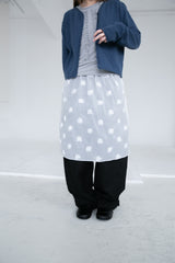 flower see-through banding skirt(3colors)