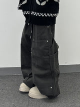 ピーチダブルニービッグワークパンツ