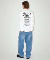 ディタージェントロゴロングスリーブTシャツ