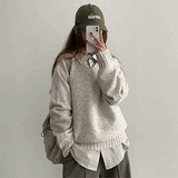 バーロンシックVネックニットウェア