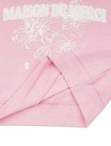 Women's Leith Embossed cropped sweatshirt pink (FCF1TS204W)