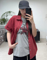 レイン クラック スター ショートスリーブ Tシャツ