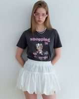 Volume ribbon skirt 2color