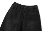 ダーツビッグワイドバルーンパンツ (Black)