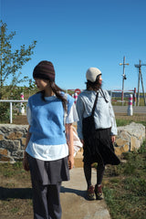 Multiple Crewneck Vest (3color)