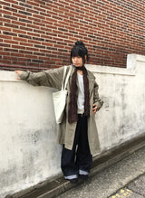 26FW★ [BAONHAUS] セブニン ストライプ ブイネック ニット