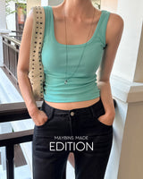 [MADE] Koity square‑neck sleeveless