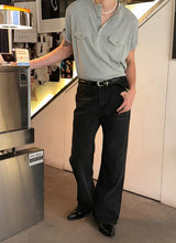 [4SEASON] Flare denim pants(4color)