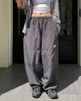 Patch nylon pants
