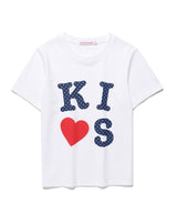 Kiss Mar Dot Logo Tee White (KIB6MFT510B)