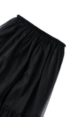 Tulle midi skirt_black