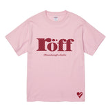RÖFF TYPE PLAY DOT T-SHIRT [BERRY MILK]