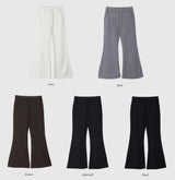 #Warm Fleece Bootcut Banding Pants (5color)