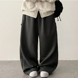 メンズ バンディング スウェット ワイド パンツ