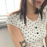 Melting Bean Line Necklace