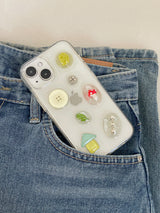[MADE] Summer vacation button mushroom fruit resin cell phone case