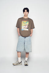 25SS シーサイドリゾートオパンチュウサギ半袖Tシャツ ココア