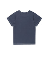 VINTAGE FLOWER RAGLAN SS TEE NAVY(CV2GMFT510A)