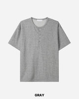 デイ ヘンリーネック クロップ ショートスリーブTシャツ