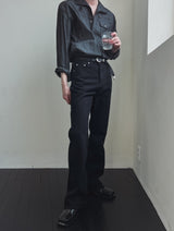 [MADE] Dews black bootcut denim