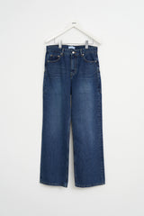 Wave Pocket Wide Denim
