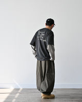 オン ドローイング レイヤード ロングスリーブ Tシャツ
