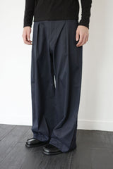 tailored wide slacks