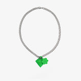 “DIAMOND BLOOM" Necklace | Clover Green