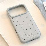 サマーブルースタードロップコーティング DIY テーマ iPhone ケース