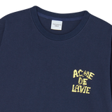 25SS インクスタンプロゴショートスリーブTシャツ ダークネイビー