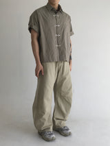 crop buckle shirt(2colors)