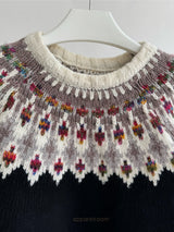 Nordic Jacquard Round Knitwear