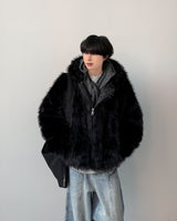 Balian Wolf Fur Jacket