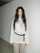 SOFT SHEER KNIT - LIGHT GREY