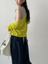 Strap Ribbed Sleeveless