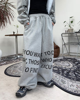 Freno Lettering Sweatpants