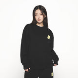 25SS ボックスベーシックロゴスウェットシャツ ブラック