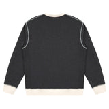 ルーベースユニフォームベースボールパッチクルーネックK (ブラック)