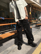 No.1796 スター エンブロ ワイド コットン パンツ