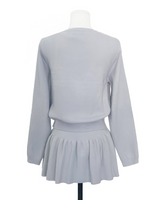 [♡MADE♡] tone due knit flare ops + soft cd SET