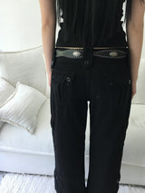 button cargo pants