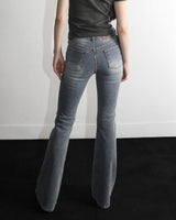 Metal Triclipse Slim Fit Bootcut Denim Pants Blue