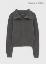 [MADE] Rieto High Neck Wool Knit Cardigan