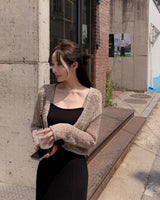 Anne Cropped Knitwear Cardigan